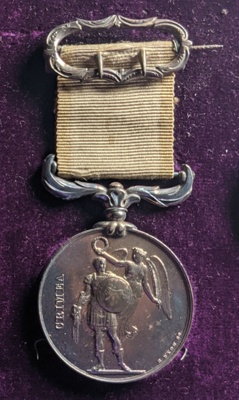 Crimean War Medal; c1850s; 1038.01