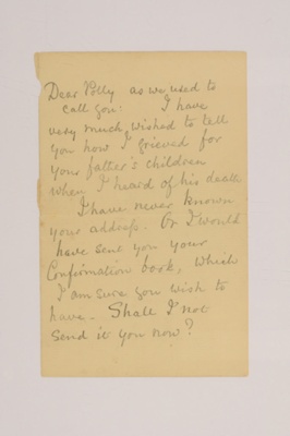 Letter to Polly; 27/1886; 1205