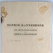 Sophie Mennerheim: A Life Drawing; Berta Edelfelt; 1929; 0706