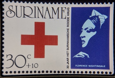 Suriname Florence Nightingale Stamp; 1973; 0880.01