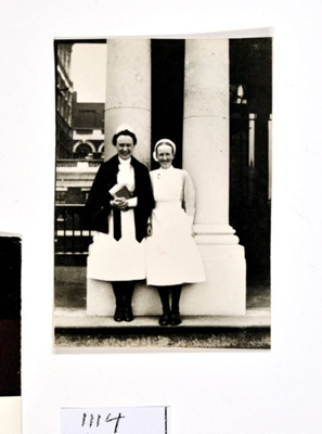 Annette Garfitt (nee Bowen) and Agatha Dampier Child; 1930s; 1114