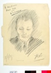 Drawing by Annette Garfitt, "Dresser"; Annette Garfitt nee Bowen; 16/06/1939; 1095.17