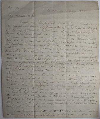 Soldier's Letter Home; James Bell Lundy; 21/05/1855; 1001.02 | EHive