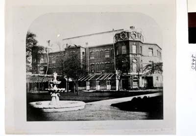 St. Thomas's Hospital, Surrey Gardens; c1860; 0945