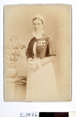 Jessie Lennox in Military Nursing Uniform; Martin Jacolette; c.1885; 0476