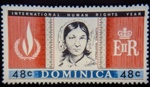 Dominica Human Rights Stamp; 1968; 0880.12