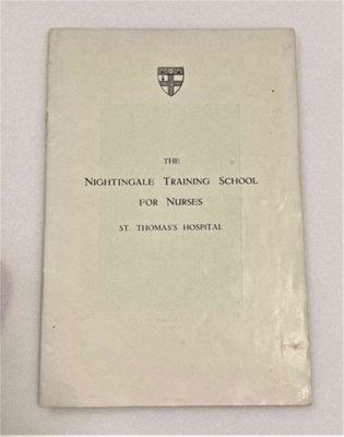 The Nightingale Training School for Nurses Introductory Booklet; Smith & Ebbs, Ltd.; 1378.07