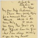 Letter from Florence Nightingale to Miss Anderson, Parish Infirmary, Brownlow Hill, Liverpool, 14 Jan 1885; Florence Nightingale; 14/01/1885; H01/ST/NC/01/007/85/01