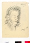 Drawing by Annette Garfitt, "Dresser"; Annette Garfitt nee Bowen; 18/06/1939; 1095.15