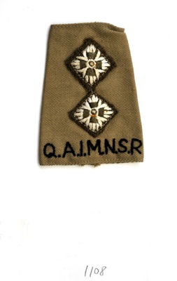 Epaulette badge; 1930s-40s; 1108