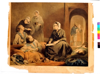 Works of Mercy: Therapia Hospital, January 1 1855; Henry Barraud; 01/01/1855; 0016