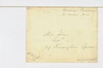 Letter from Florence Nightingale to ‘dearest friend’ [Mary Jones, Supt., 39 Kensington Square], 22 Dec 1876; Florence Nightingale; 22/12/1876; H01/ST/NC/01/005/76/03