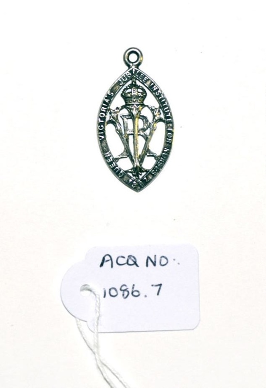 Queen Victoria's Jubilee Institute for Nurses medal; 1086.07 eHive