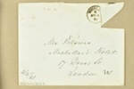 Letter from Florence Nightingale to Mrs Fellowes, Mackellar's Hotel, 4 May 1881; Florence Nightingale; 04/05/1881; H01/ST/NC/01/005/81/11