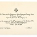 75th Anniversary Invitation; St. Thomas's Hospital; 1935; 1183