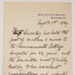 Testimonial for Nurse Leavesley by William Fisher.; William Fisher; 1 September 1889; 0814.14