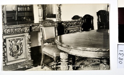 The Dining Room, Lea-Hurst; A. W. Bourne; 0831