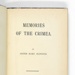 Memories of the Crimea; Sister Mary Aloysius; 1897; 0633