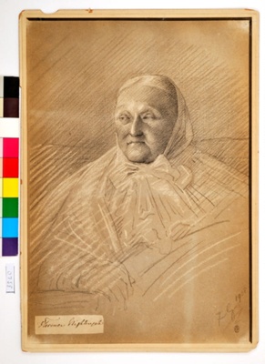 Florence Nightingale at South Street; Feodora Gleichen; 1908; 0758 Florence Nightingale at South Street; Feodora Gleichen; 1908; 0758