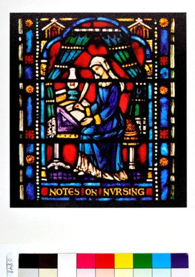 Print of Florence Nightingale Stained Glass Window; RN Magazine; 1970; 0848