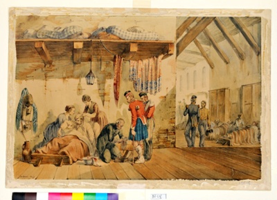 Watercolour by Orlando Norrie; Orlando Norrie; 1854-1856; 0018