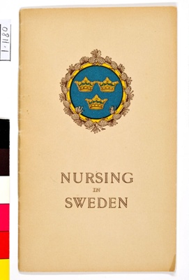 Nursing in Sweden Booklet; Centraltryckeriet; 1909; 0811.01