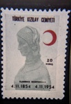 Turkish Florence Nightingale Stamp; Turkish Red Crescent Society; 1954; 0880.14