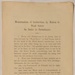 Memorandum of Instructions by Matron to Ward Sisters; St. Thomas's Hospital; 1879; 0788