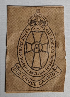 QAIMNS Badge; c1930s; 0718.03