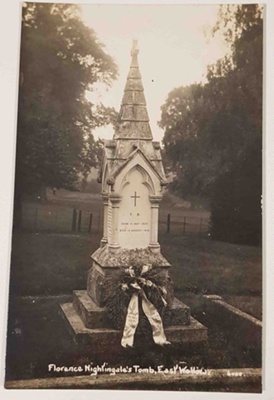 Postcard showing Florence Nightingale's Tomb, East Wellow; 0809.08