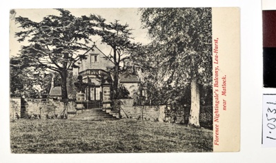 Florence Nightingale's Balcony; The Artistic Publishing Co.; 1910; 0531