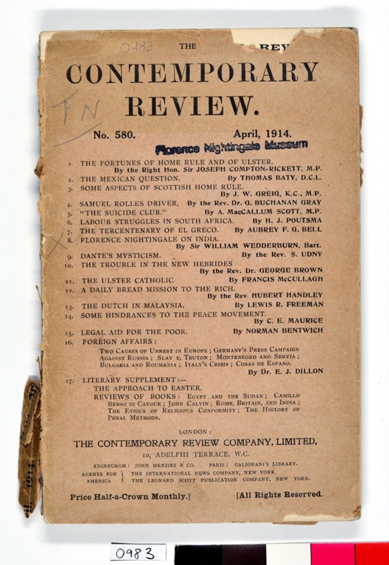 The Contemporary Review; The Contemporary Review Company, Limited; 04/