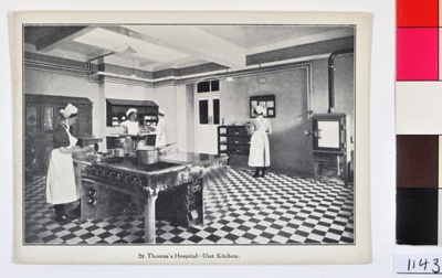 St Thomas' Hospital Diet Kitchen; c. 1910; 1143