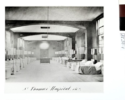 St. Thomas' Hospital, 1862.; St. Thomas's Hospital; 1862; 0528