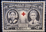 Costa Rican Red Cross Stamp; Waterlow & Sons, Ltd.; 1945; 0880.09