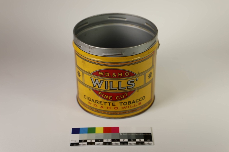 wd & ho wills cigarettes Tobacco tin, Wills'; Imperial Tobacco Company; 1940s-1950s; 983-7-PA-2132