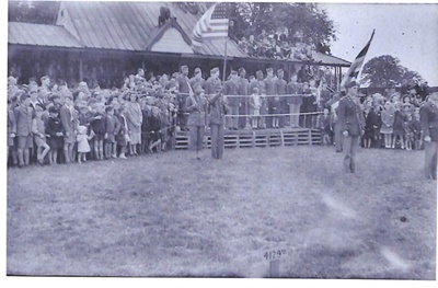 US Military Parade On The Cricket Meadow Stowmarket Photographs 1942 us-military-parade-on-the-cricket-meadow-stowmarket-photographs-1942