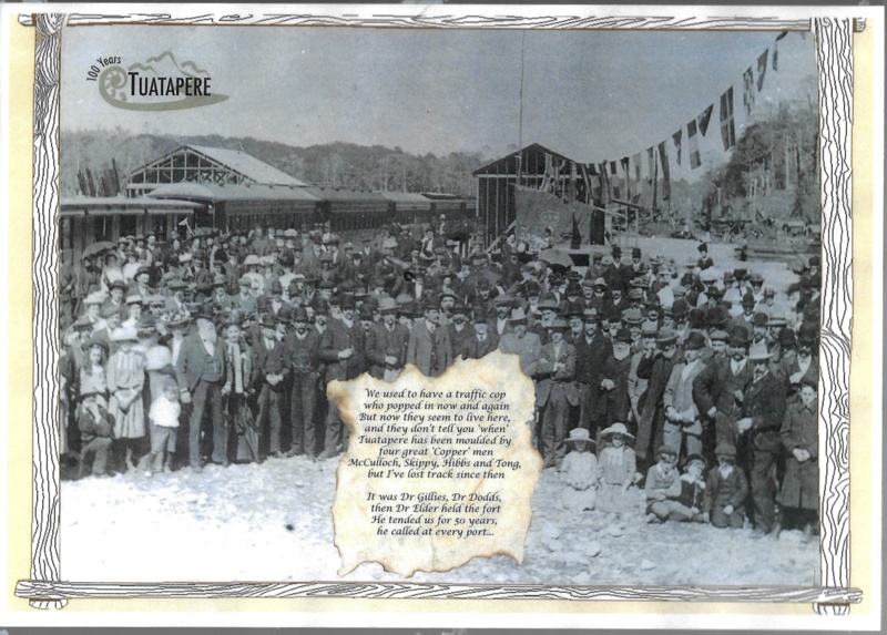 100 Years - Centennial Celebrations for Tūātapere - featuring Edith Miller's Poem, second set of posters