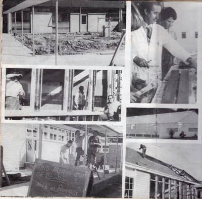 Tūātapere Schools, District History - photographs from rebuilding Waiau College image item