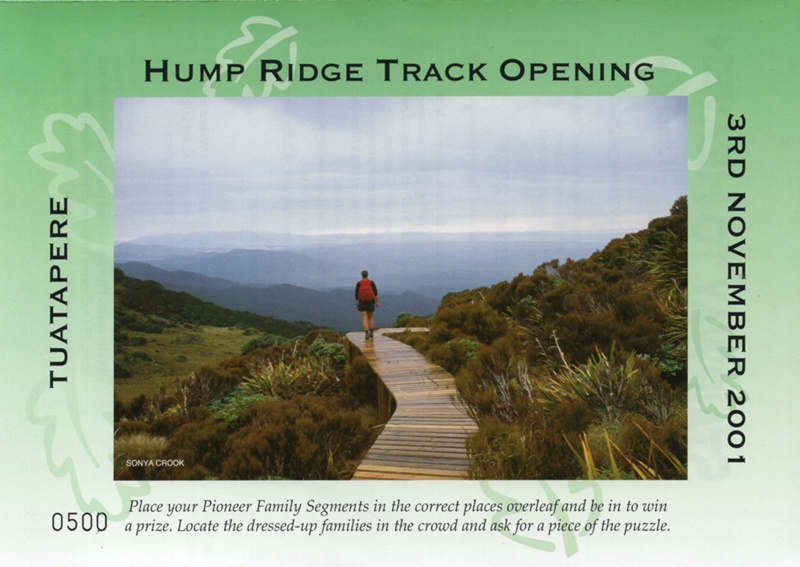 Tūātapere history - Tūātapere Hump Ridge Track Official Opening, 2001