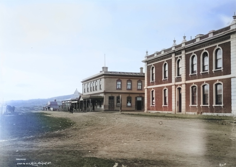 Orepuki History - A colourised postcard essay by David Dudfield, historian, archaelogist and film-maker