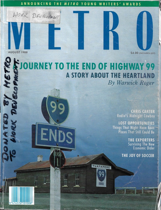 Tūātapere history - A Journey to the end of Highway 99, magazine article: