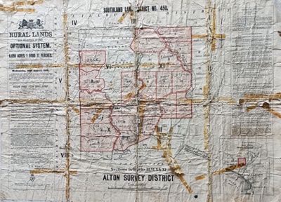 Alton Survey District - Map of Land for Sale image item
