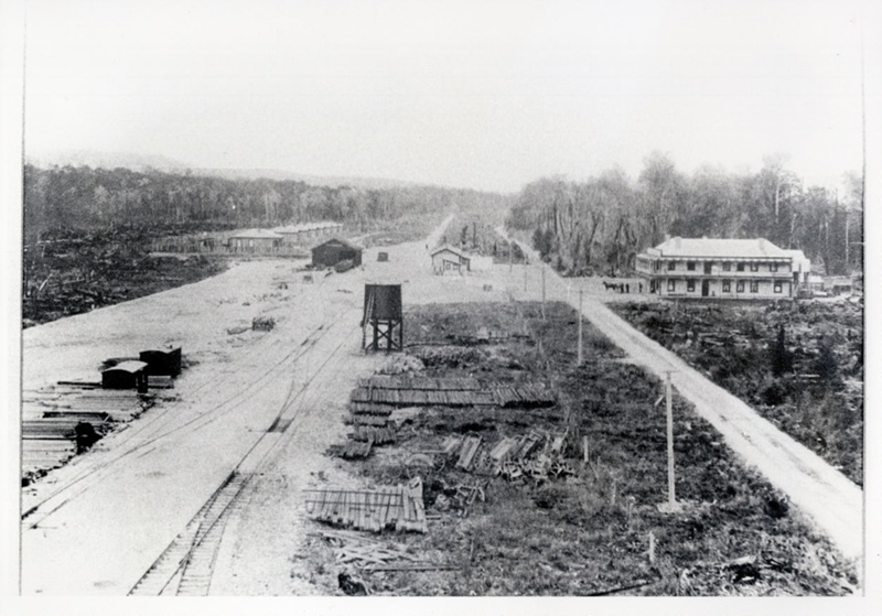 Tūātapere History - Business and Industry, Railway and West's Waiau Hotel