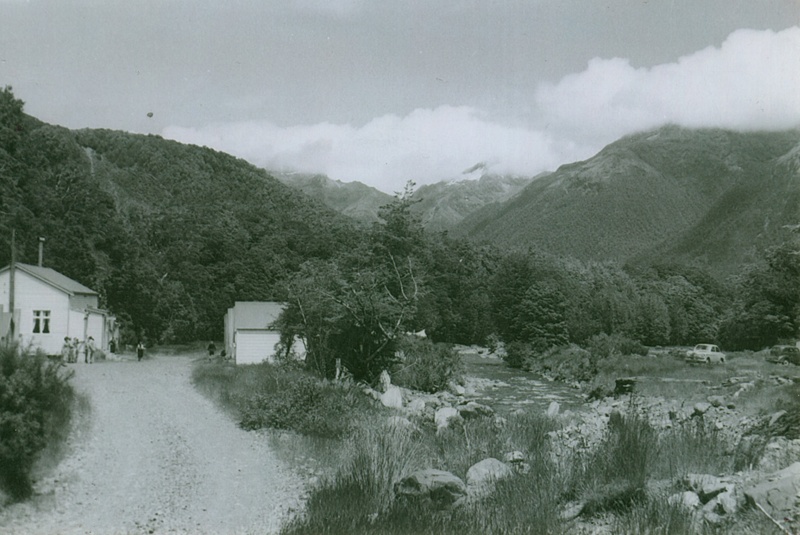 Fiordland or Te Rua-o-Te-Moko Heritage - Cascade Creek, Eglinton Valley, late 1950's