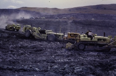 Ohai Town & District - Business & Industry, Open Cast Coal Mine Open Day c1964 image item