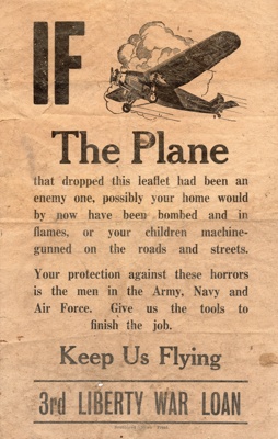 Tūātapere & Districts History - WW2 Propaganda Poster to Raise War Funds image item