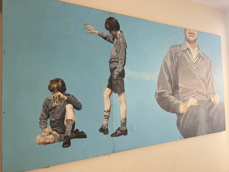 Dining Hall Mural; Richard Fahey; 1980 eHive