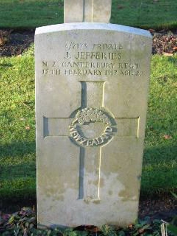 Grave of Job Jefferies Codford (St Mary) New Churchyard,Wiltshire