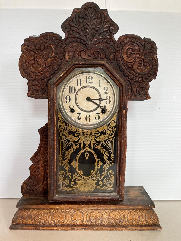Mantel clock; E. Ingraham & Co; c.1900; 1963.27.1 eHive